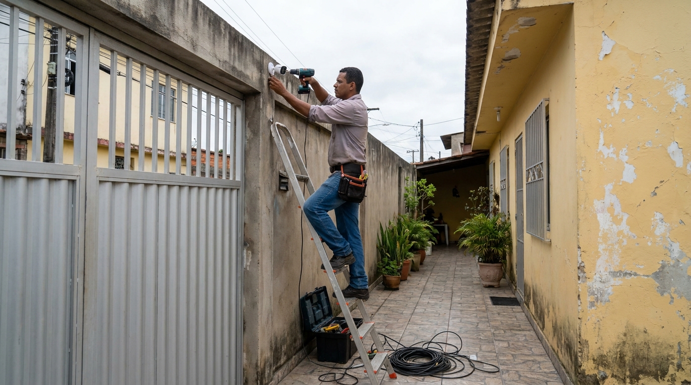 Instalacao de cameras de seguranca profissional em Vitória da Conquista‑BA