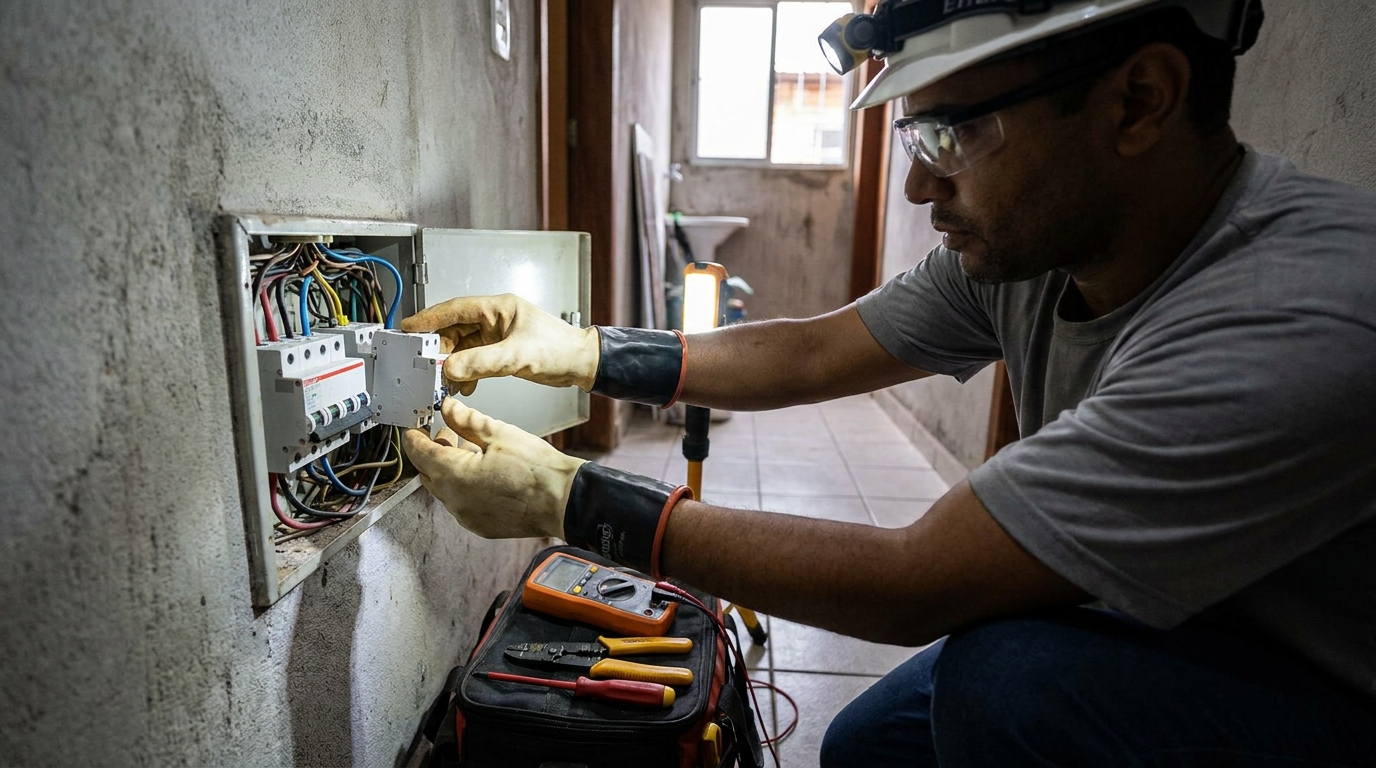 Instalacao de disjuntor profissional em Vitória da Conquista‑BA