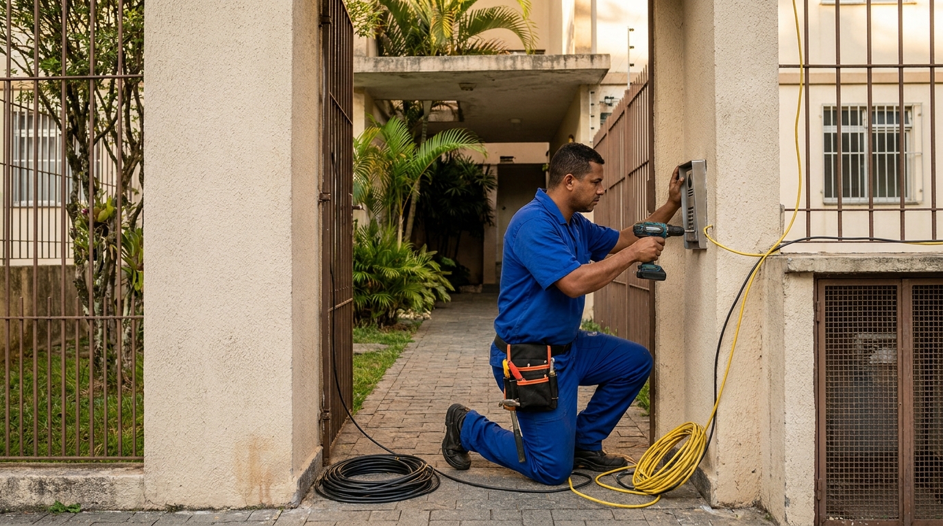 Instalacao de interfone profissional em Vitória da Conquista‑BA